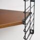 Corner wall shelf Tomado in teak wood