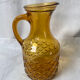 Amber glass carafe
