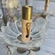 Rare antique brass and crystal cage chandelier with 5 lights from the 20th century - CONDITION OF THE MARKET GAU?