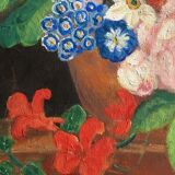 Spring bouquet table