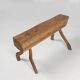 Rustic Tree Trunk Bench, France 1850s