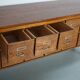 Vintage Dutch Oak Apothecary Sideboard / Filing Cabinet, 1950s