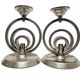 Art Deco candleholder, Germany, 1970s, set of 2