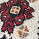Pair of bohemian wool rugs from the 60s and 70s