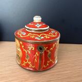 Chinese enameled metal teapot