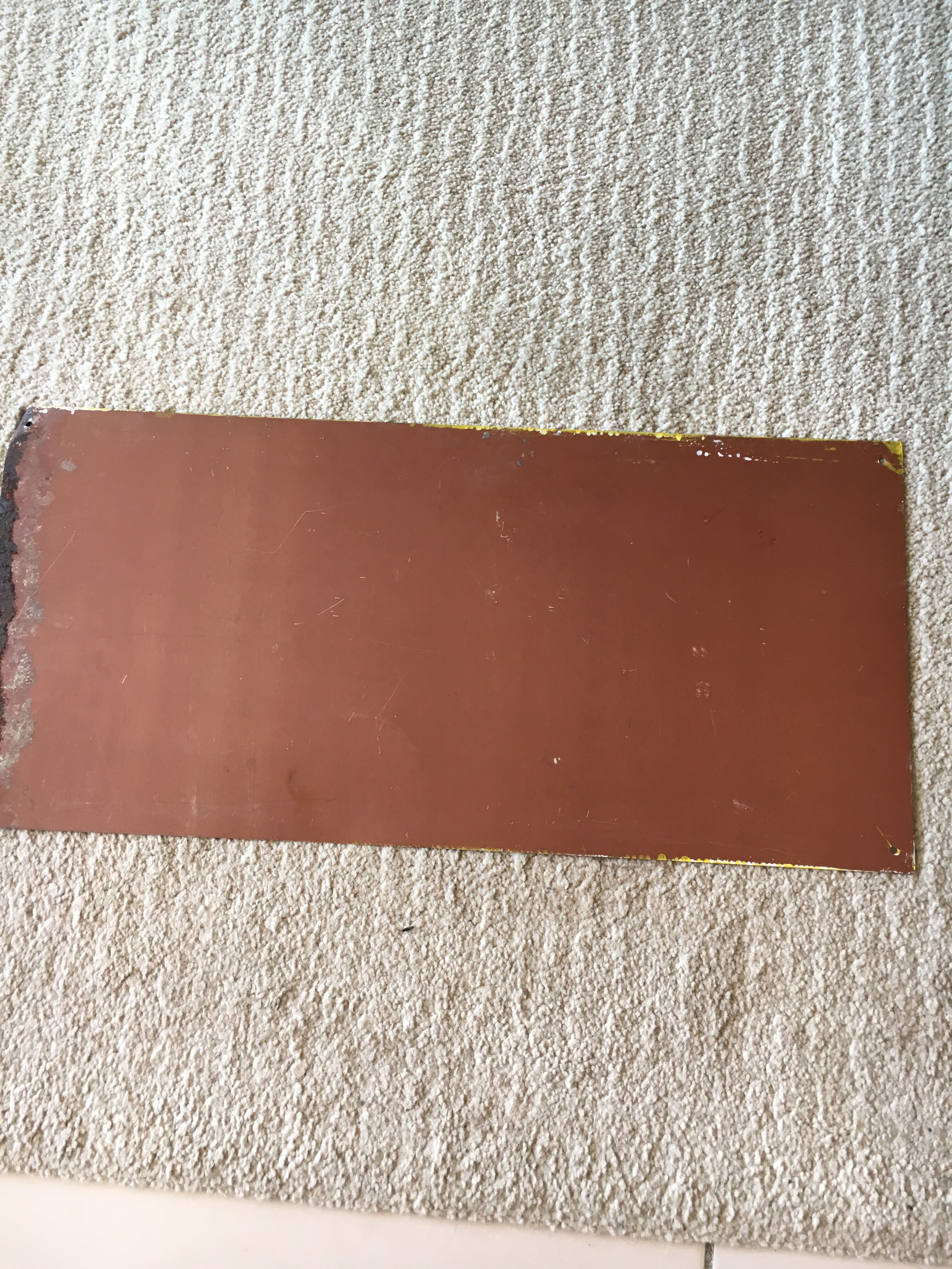 Old advertising plate Rapha sweet wine