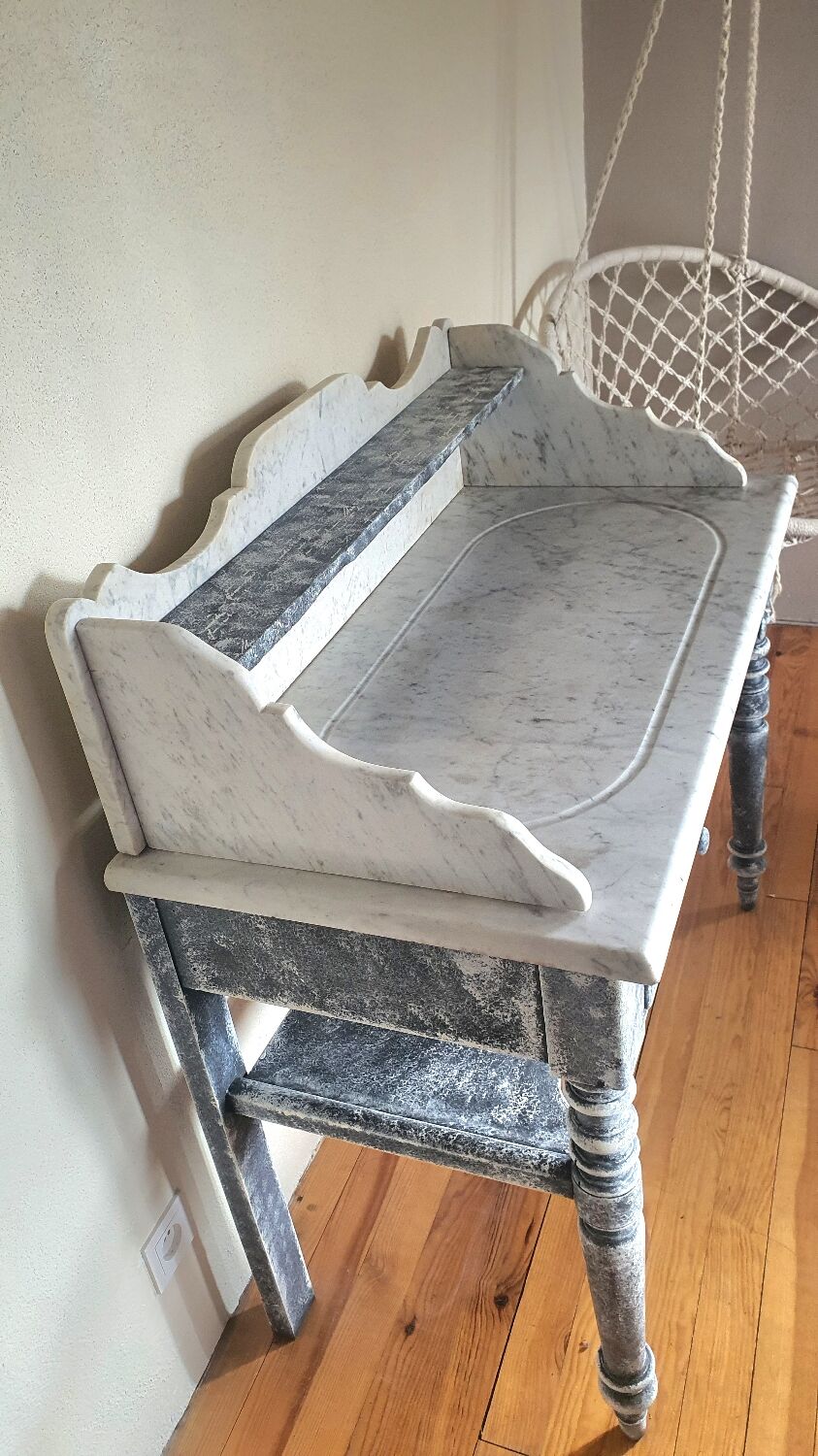 Table de toilette fin 19eme siècle