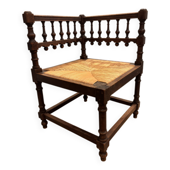 Antique French corner chair