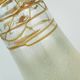 Beautifully designed large vase glass vase glashuette m. polczer rough glass melted glass threads
