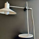Articulated lamp in white colour.