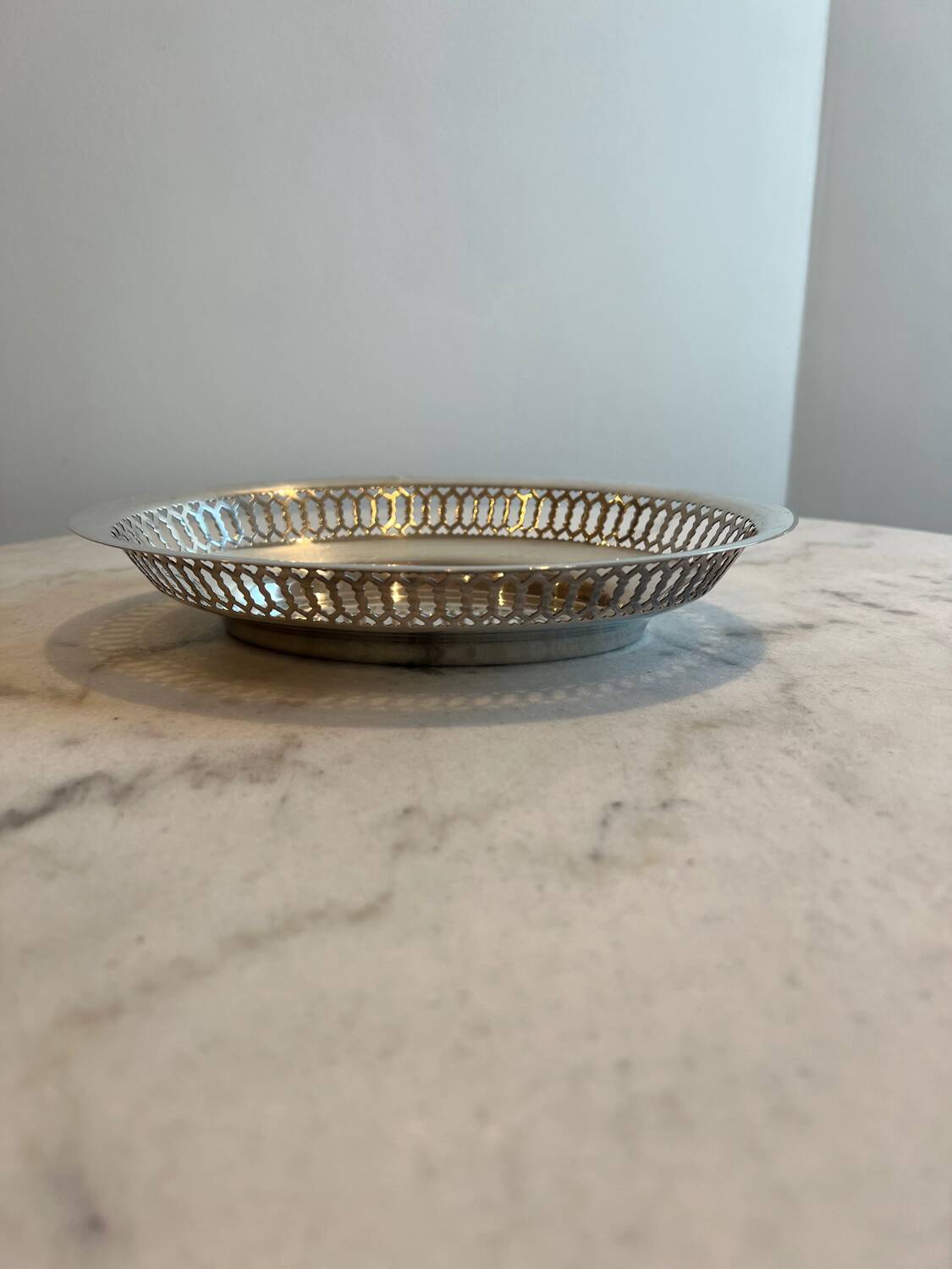 Thistle Silver Bread Basket