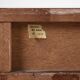 Pair of rosewood bedside tables, with drawer.