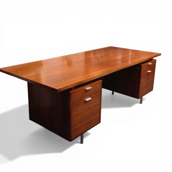 Bureau de Direction ''EOG'' en Noyer par George Nelson pour Herman Miller, Ci