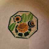 Digoin Art Deco Oxford-style deep dish