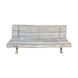 Former parisian bench with cast base
