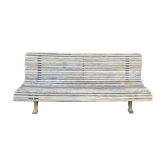 Former parisian bench with cast base