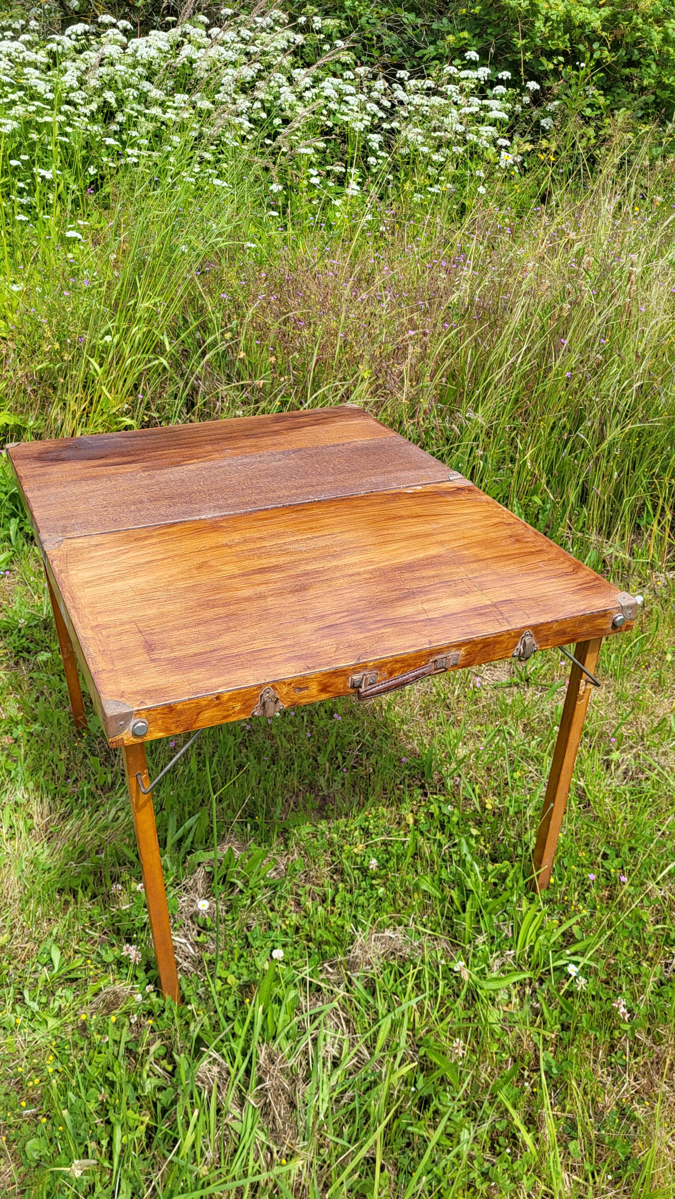 Vintage 1950's picnic table & chair