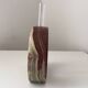 Vintage onyx marble soliflore vase, 1960s design