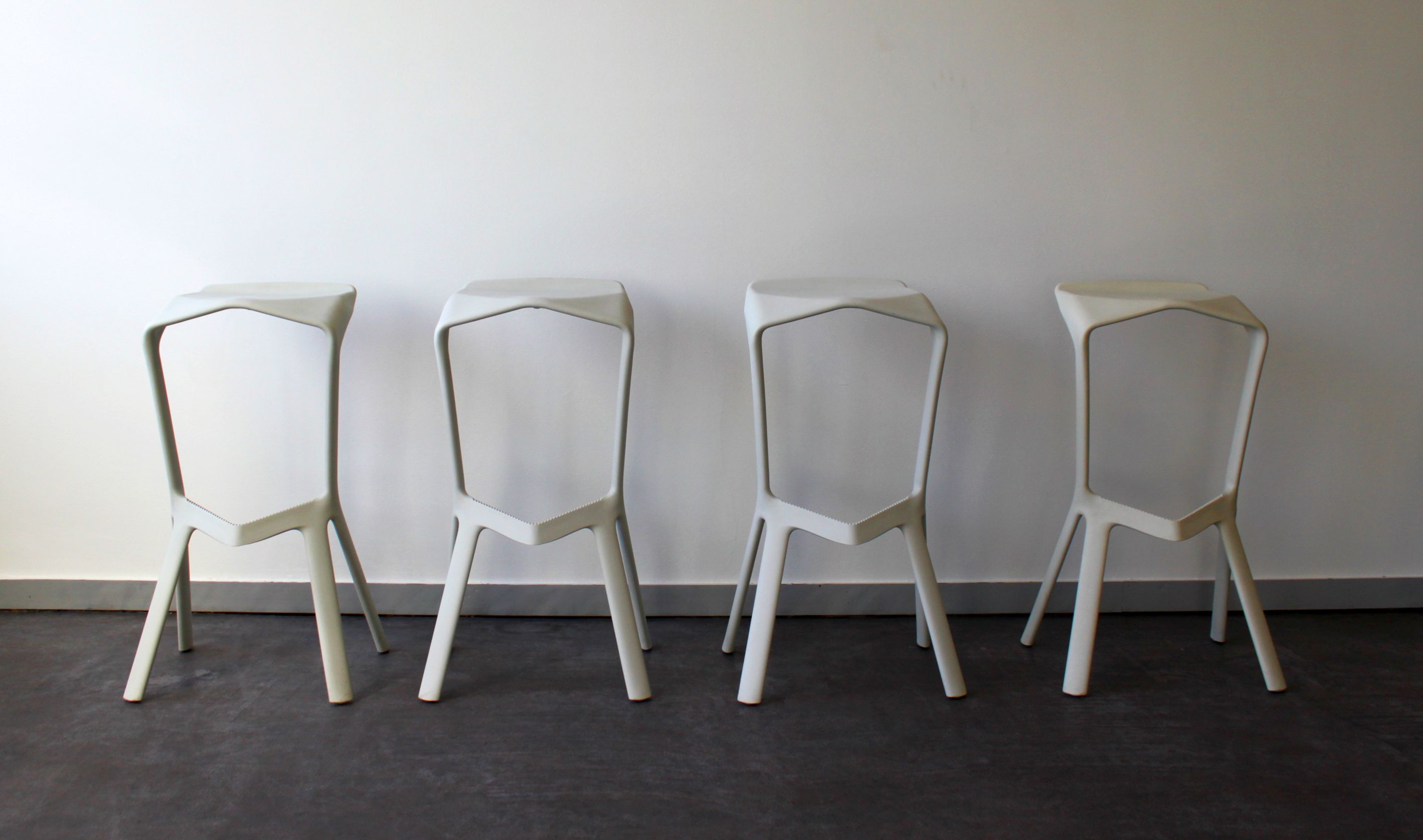 Pair of Miura stools by Konstantin Grcic for Plank, Italy