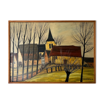 "The village church" by Martin Neirynck
