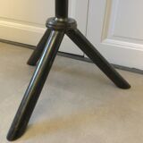 Bistro table with steel base from the 70s/80s