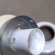 Opaline glass and ceramic wall light