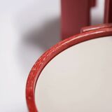 Stunning Nesting tables 780 in rare red by Gianfranco Frattini for Cassina Italy