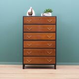 Walnut chest of drawers, Danish design, 1960s, production: Denmark