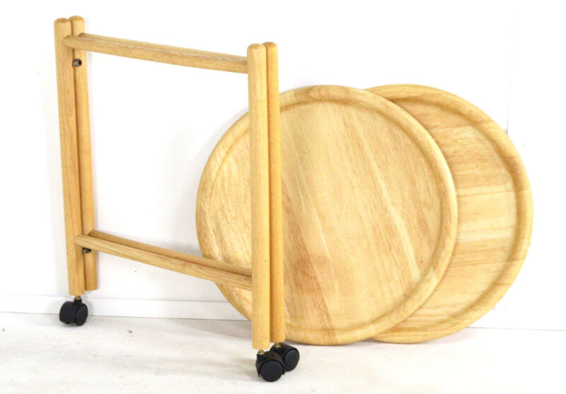 Trolley with removable trays attr. Jens Quistgaard