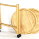 Trolley with removable trays attr. Jens Quistgaard