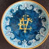 Assiette Emile Balon (1859-1929), successeur d'Ulysse - Faïence de Blois