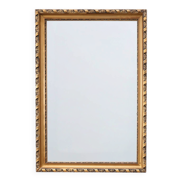 Neoclassical Giltwood Oak Mirror, Belgium, circa 1900