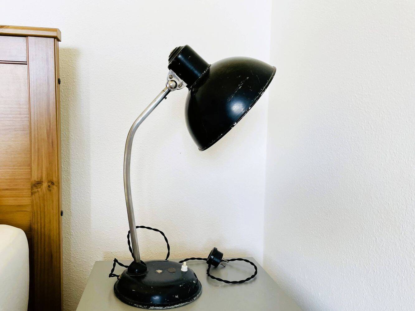 RARE Portuguese Bauhaus Kaiser Idell desk lamp 1930s