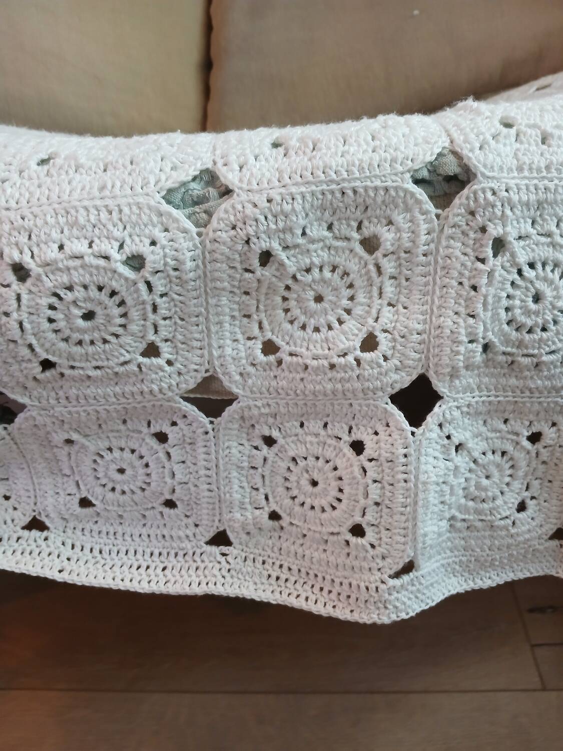 2 antique handmade crochet bedspreads