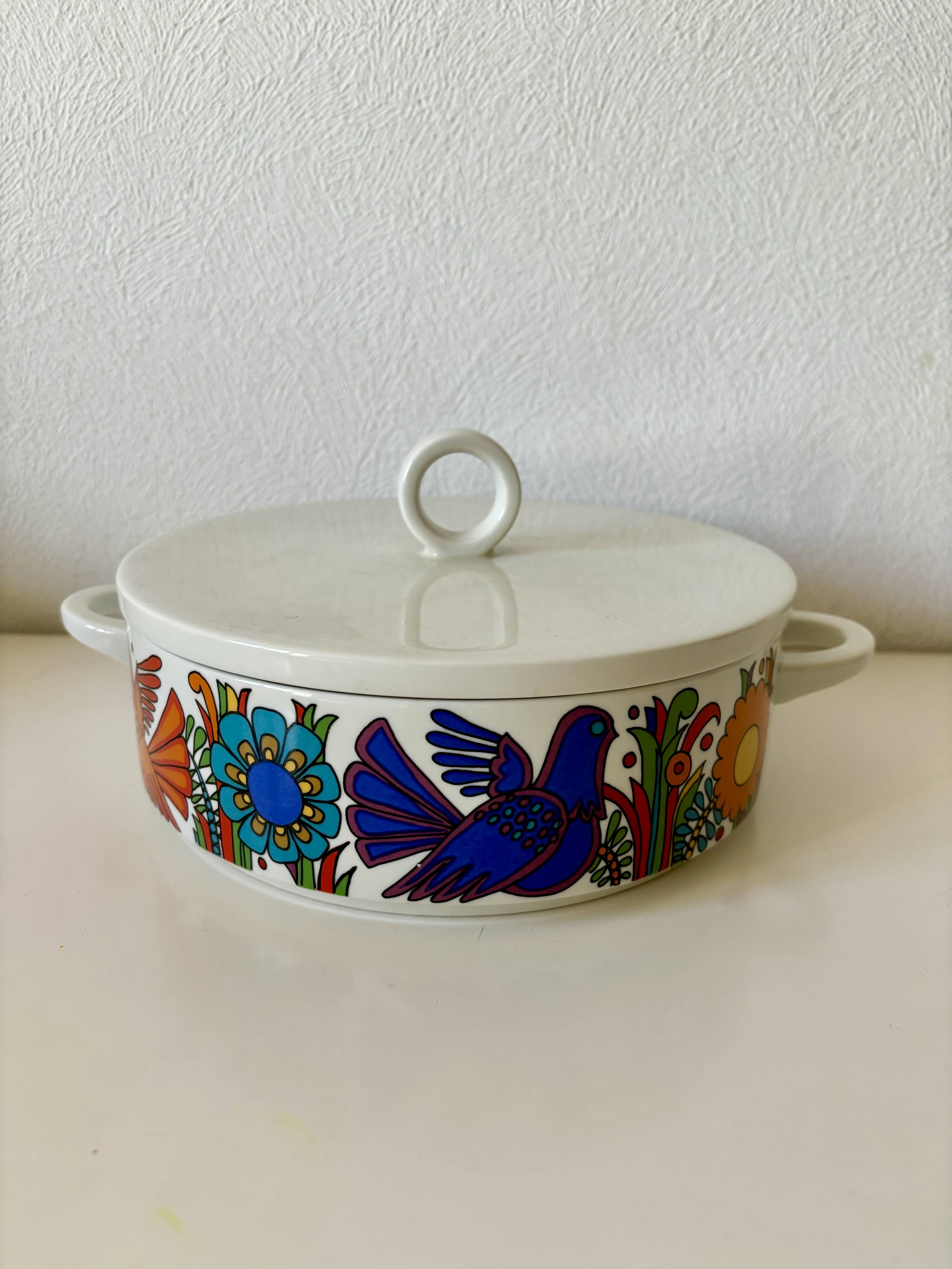 Soupière leguminier Acapulco Villeroy et Boch 1970