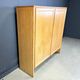 Vintage Belgian oak cabinet, 1970s