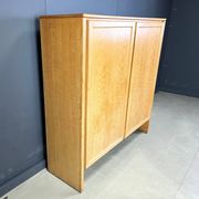 Vintage Belgian oak cabinet, 1970s