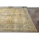 1970s Vintage Persian Handmade Wool Cotton Yellow Area Rug 283x386