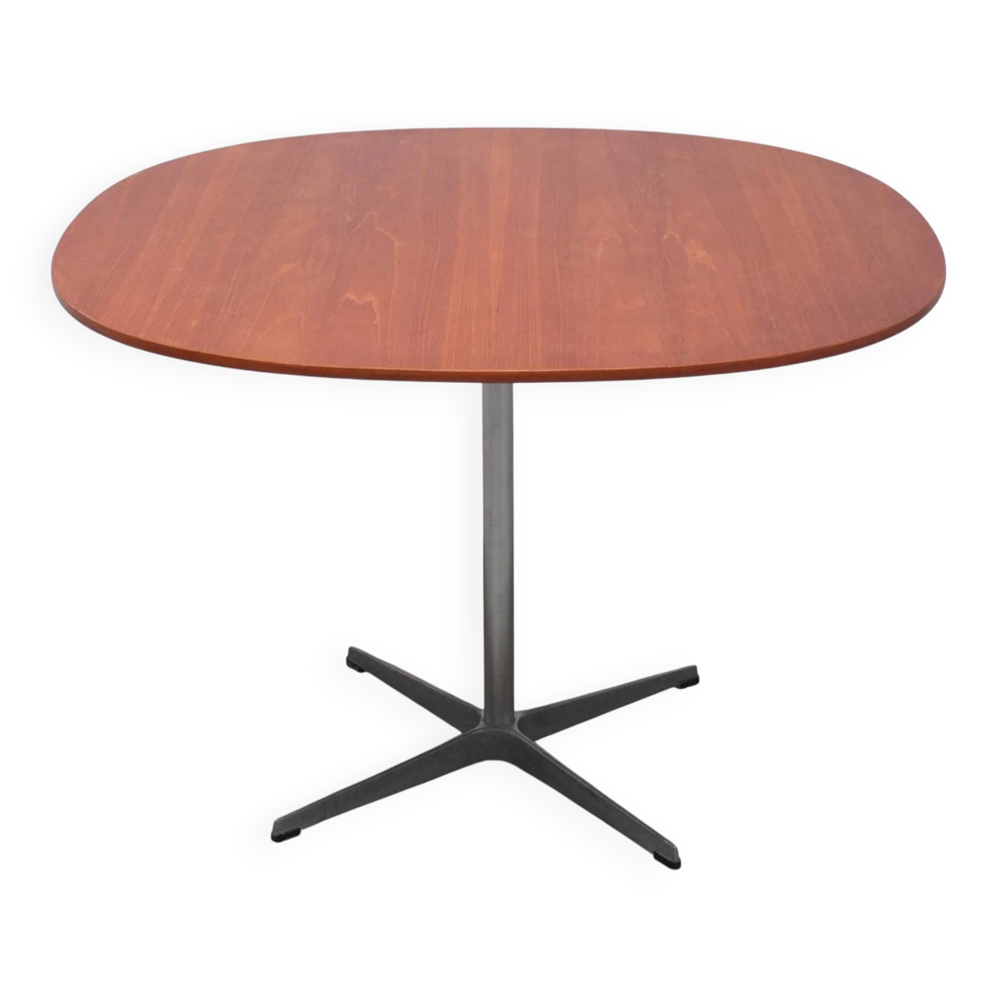 Teak 'Super-Circular' table by Piet Hein & Bruno Mathsson for Fritz Hansen, 1974