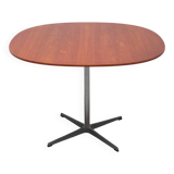 Teak 'Super-Circular' table by Piet Hein & Bruno Mathsson for Fritz Hansen, 1974