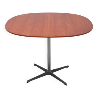 Teak 'Super-Circular' table by Piet Hein & Bruno Mathsson for Fritz Hansen, 1974