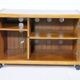 Buffet audio pour meuble phonographe design danois en teck, années 1960