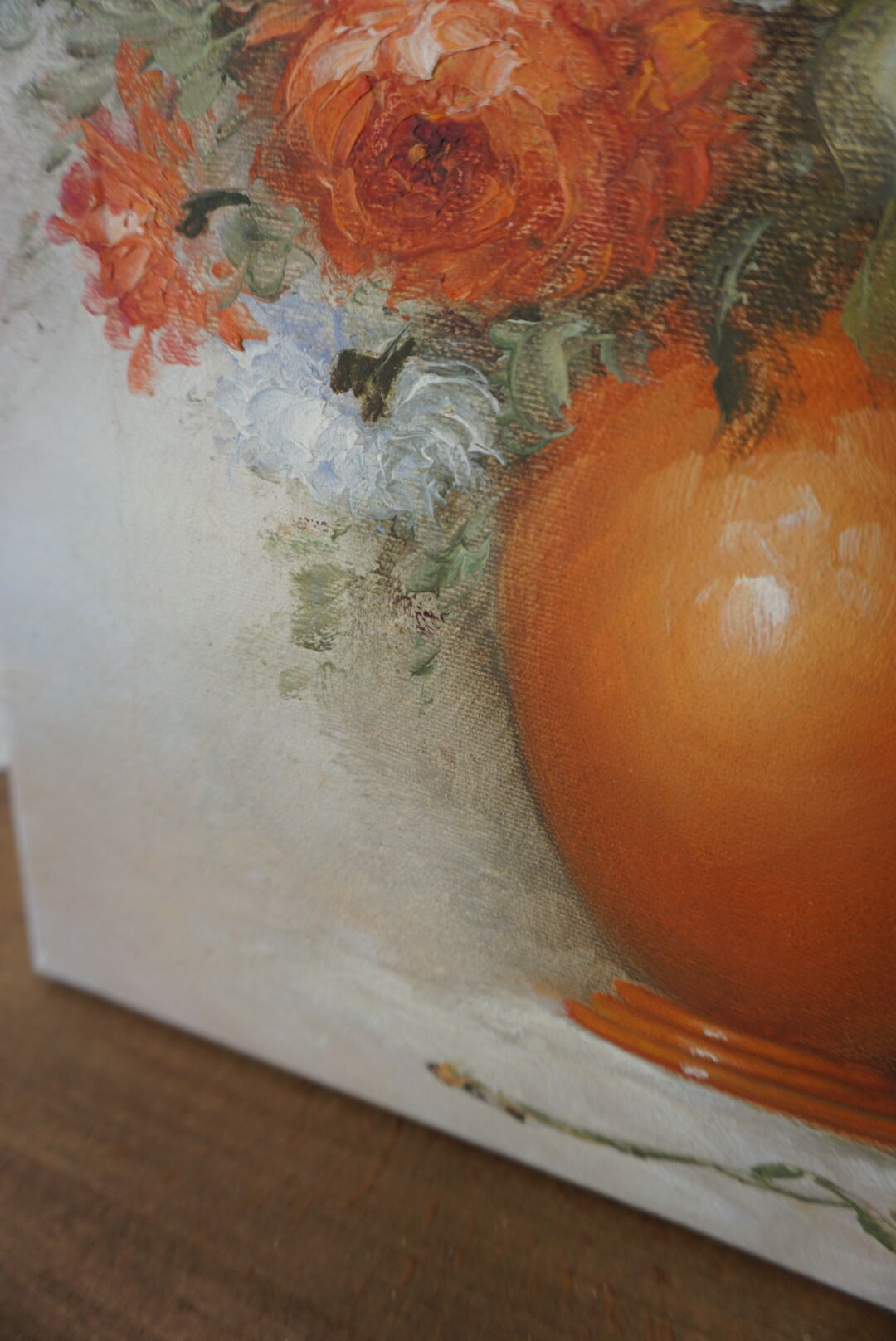 Peinture à l'huile sur toile bouquets de fleurs