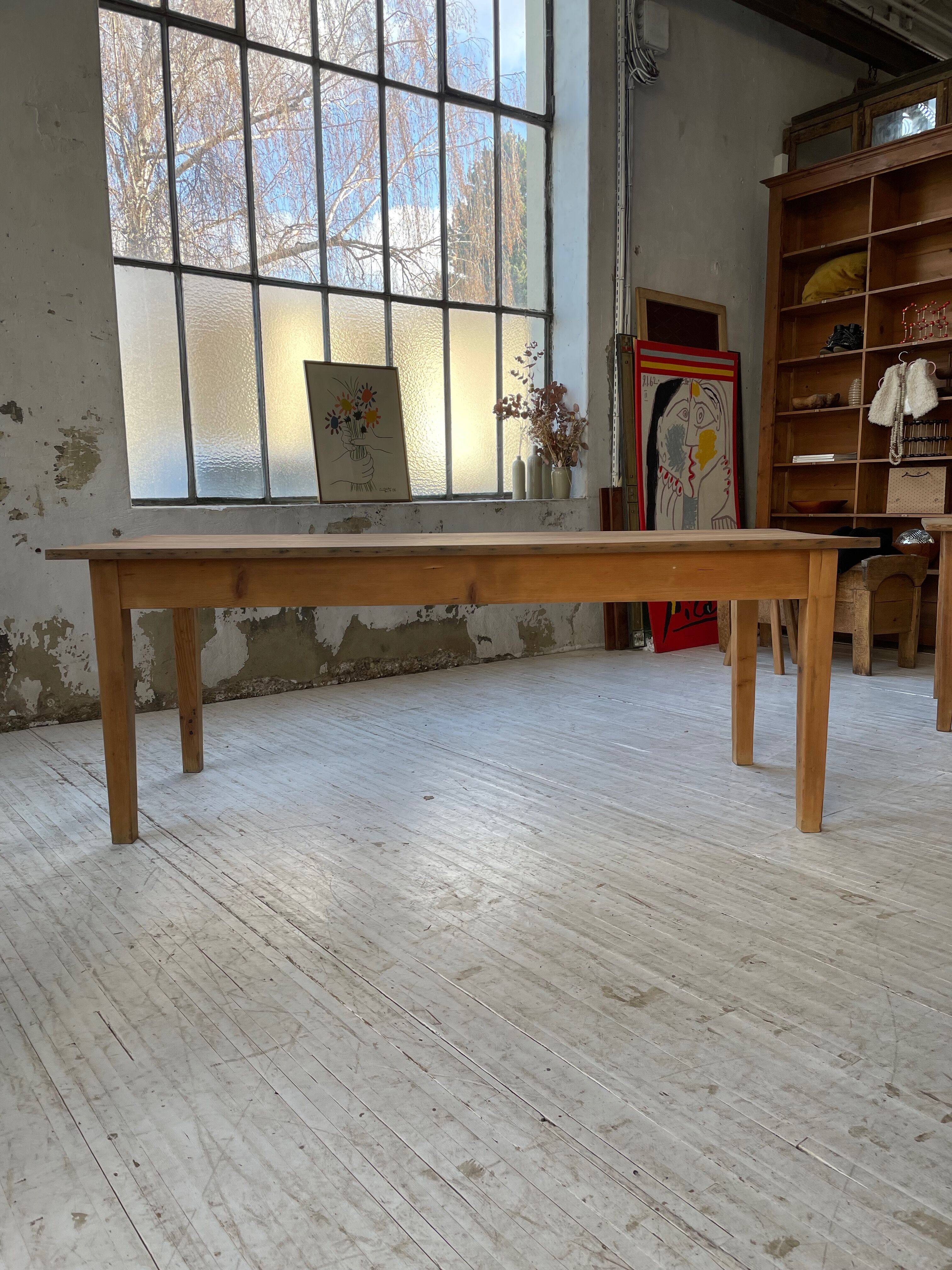 Farmhouse table 2m in pine