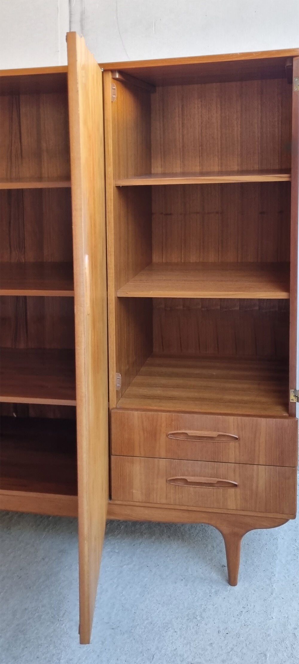 Armoire scandinave, lingère, made in Denmark, vintage, années 60