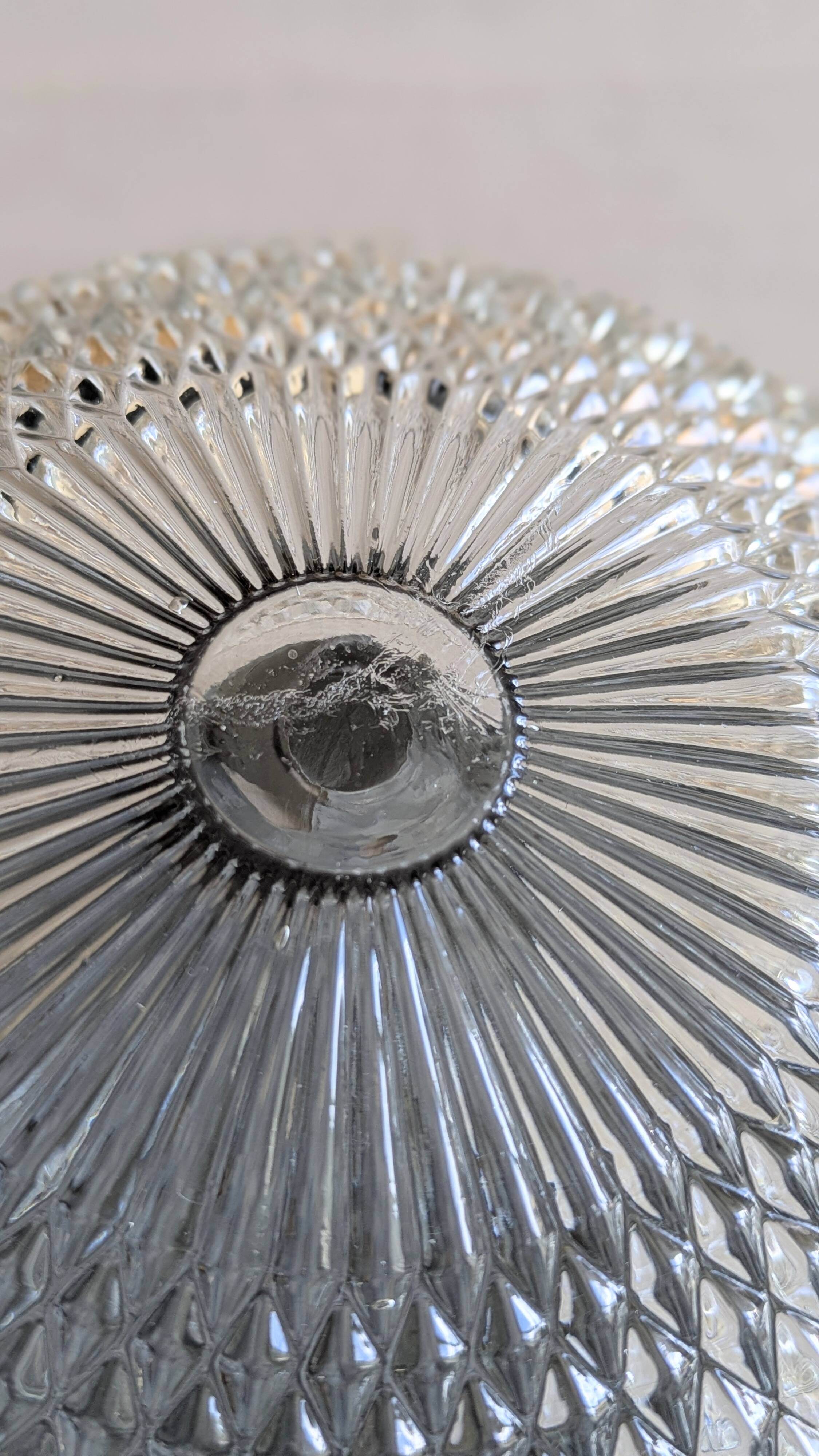 Set of 2 diamond point ceiling lights (L-0185-2)