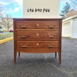 Carpenter's chest of drawers 1950 Louis XVI style