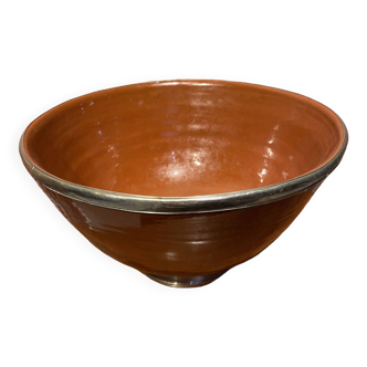 Terracotta salad bowl