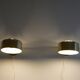 Paire d'appliques scandinaves en laiton de Skeleftea 1970