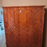Armoire marqueterie style louis XV